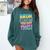 Bruh It's Test Day You Got This Funny Teacher Comfort Colors Sweatshirt Blue Spruce