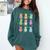 Bunny Reading Books Easter Day Librarian Teacher Book Comfort Colors Sweatshirt Blue Spruce Bunny Reading Books Easter Day Librarian Teacher Book Comfort Colors Sweatshirt Blue Spruce