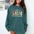 All Is Calm Said No Teacher Ever Teacher Christmas Comfort Colors Sweatshirt Blue Spruce All Is Calm Said No Teacher Ever Teacher Christmas Comfort Colors Sweatshirt Blue Spruce