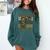 Camo Team 3rd Grade Squad Back To School Teacher Kids Boys Comfort Colors Sweatshirt Blue Spruce