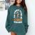 You Cannot Scare Me Im A Teacher 1st Grade Halloween Teacher Men Women Kids Comfort Colors Sweatshirt Blue Spruce