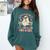You Can't Scare Me Im A 2nd-Grade Boo Crew Teacher Halloween Comfort Colors Sweatshirt Blue Spruce