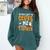 You Can't Scare Me I'm A Teacher Halloween Spooky Season Comfort Colors Sweatshirt Blue Spruce