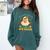 You Can't Scare Me I Teach 4th Grade Halloween Teacher Ghost Comfort Colors Sweatshirt Blue Spruce