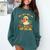 You Can't Scare Me I Teach First Grade Halloween Teacher Comfort Colors Sweatshirt Blue Spruce