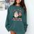 You Can't Scare Me I Teach Middle School Halloween Teacher Comfort Colors Sweatshirt Blue Spruce