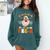 You Cant Scare Me I Teach Pre-K Teacher Halloween Comfort Colors Sweatshirt Blue Spruce
