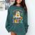 You Can't Scare Me I Teach Pre-k Teacher Halloween Ghost Men Women Kids Comfort Colors Sweatshirt Blue Spruce