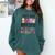 Can't Talk Right Now Doing Teacher Stuff Comfort Colors Sweatshirt Blue Spruce