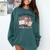 Can't Talk Right Now Doing Teacher Stuff Teacher Stuff Comfort Colors Sweatshirt Blue Spruce