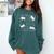 Cats And Math Lover Cat Lover Science Teacher Student Comfort Colors Sweatshirt Blue Spruce