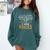 Choir Teacher I Hear Voices Chorister Church Choral Music Comfort Colors Sweatshirt Blue Spruce