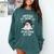 Christmas Surviving Teacher Life Meltdown Xmas Women Men Comfort Colors Sweatshirt Blue Spruce
