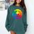 Color Wheel Palette Shirt Artist Painter Art Teacher Tshirt Comfort Colors Sweatshirt Blue Spruce