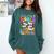 Color The World With Kindness Crayon Positivity Teacher Comfort Colors Sweatshirt Blue Spruce