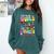 Color The World With Kindness Teacher Back To School Comfort Colors Sweatshirt Blue Spruce Color The World With Kindness Teacher Back To School Comfort Colors Sweatshirt Blue Spruce