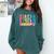Colorful PARA Teacher Paraprofessional Cute Pencil Comfort Colors Sweatshirt Blue Spruce Colorful PARA Teacher Paraprofessional Cute Pencil Comfort Colors Sweatshirt Blue Spruce