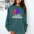 Cool Art For Men Women Art Teacher Artist Painter Superpower Comfort Colors Sweatshirt Blue Spruce