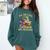 All The Cool Dragons Are Reading Dragon Teacher Comfort Colors Sweatshirt Blue Spruce