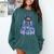 Coquette Bow Book Tree Merry Christmas Xmas Teacher Holiday Comfort Colors Sweatshirt Blue Spruce Coquette Bow Book Tree Merry Christmas Xmas Teacher Holiday Comfort Colors Sweatshirt Blue Spruce