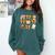 Coquette Bow Teacher Thanksgiving Fall Autumn Girls Women Comfort Colors Sweatshirt Blue Spruce Coquette Bow Teacher Thanksgiving Fall Autumn Girls Women Comfort Colors Sweatshirt Blue Spruce