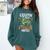 Creepin It Real Monster School 5th Grade Teacher Halloween Comfort Colors Sweatshirt Blue Spruce Creepin It Real Monster School 5th Grade Teacher Halloween Comfort Colors Sweatshirt Blue Spruce