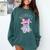 Cute Ghost Book Reading Halloween Teacher Top Girls Women Comfort Colors Sweatshirt Blue Spruce Cute Ghost Book Reading Halloween Teacher Top Girls Women Comfort Colors Sweatshirt Blue Spruce
