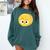 Cute Good Egg Teacher Halloween Costume Group The Big Cheese Comfort Colors Sweatshirt Blue Spruce