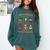 Cute Halloween Teacher Comfort Colors Sweatshirt Blue Spruce Cute Halloween Teacher Comfort Colors Sweatshirt Blue Spruce