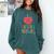 Cute Maestra Teacher Comfort Colors Sweatshirt Blue Spruce