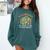 Dinosaurs Teachersaurus Like A Normal Teacher More Awesome Comfort Colors Sweatshirt Blue Spruce