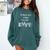 It Doesn't Get Scarier Halloween Music Teacher Costume For Men Women Comfort Colors Sweatshirt Blue Spruce
