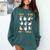 What Are We Doing Today Ghost PE Teacher Team Halloween Comfort Colors Sweatshirt Blue Spruce