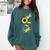 Dragonfly Sunflower Teacher Growth Mindset Choose To Shine Comfort Colors Sweatshirt Blue Spruce