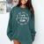 Early Learning TEAM Preschool Teacher Early Learners Crew Comfort Colors Sweatshirt Blue Spruce
