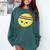 The Eggcellent Athlete Good Egg Teacher Halloween Food Group Comfort Colors Sweatshirt Blue Spruce