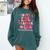 In My Esl Teacher Era Back To School ESL Teacher Groovy Comfort Colors Sweatshirt Blue Spruce