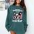 Even My Boston Terrier Loves Trump Trump Supporter Dog Lover Comfort Colors Sweatshirt Blue Spruce
