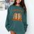 Fall In Love With Reading Pumpkin Autumn Librarians Teacher Comfort Colors Sweatshirt Blue Spruce