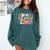 In My Field Day Era Teacher Kids Cute Groovy Field Day Comfort Colors Sweatshirt Blue Spruce