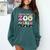 Field Zoo Trip Shirt For Teacher Second Grade Crew Comfort Colors Sweatshirt Blue Spruce