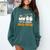 Fifth Grade Boo Crew Halloween Teacher Costume Comfort Colors Sweatshirt Blue Spruce