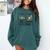 First Data Then Christmas I'm Earning A Break Sped Teacher Men Women Comfort Colors Sweatshirt Blue Spruce