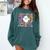 First Grade Boo Crew Teacher Student Halloween Costume Comfort Colors Sweatshirt Blue Spruce