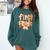 First Grade Fall Floral Coquette Bow Teachers Students Comfort Colors Sweatshirt Blue Spruce First Grade Fall Floral Coquette Bow Teachers Students Comfort Colors Sweatshirt Blue Spruce