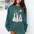 Flowers Test Tube Chemistry Student Science Teacher Women Comfort Colors Sweatshirt Blue Spruce