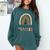Future Teacher Boho Rainbow Leopard New Grad Student Comfort Colors Sweatshirt Blue Spruce Future Teacher Boho Rainbow Leopard New Grad Student Comfort Colors Sweatshirt Blue Spruce
