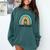 Future Teacher Cute Rainbow Leopard Teacher Outfit For Men Women Girls Kids Comfort Colors Sweatshirt Blue Spruce Future Teacher Cute Rainbow Leopard Teacher Outfit For Men Women Girls Kids Comfort Colors Sweatshirt Blue Spruce