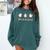 Ghost Ballet Dancer Halloween Dance Teacher Pas De Boo-Rée Comfort Colors Sweatshirt Blue Spruce Ghost Ballet Dancer Halloween Dance Teacher Pas De Boo-Rée Comfort Colors Sweatshirt Blue Spruce