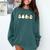 Ghosts Reading Books Library Halloween Teacher Men Women Kid Comfort Colors Sweatshirt Blue Spruce